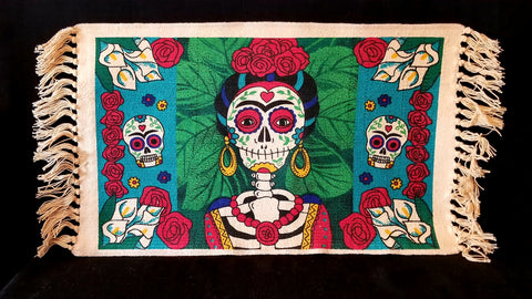 Frida as a Sugar Skull Placemat
